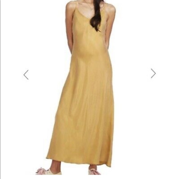 Hatch Ricky slip dress in marigold NWOT - Picture 2 of 6